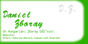 daniel zboray business card